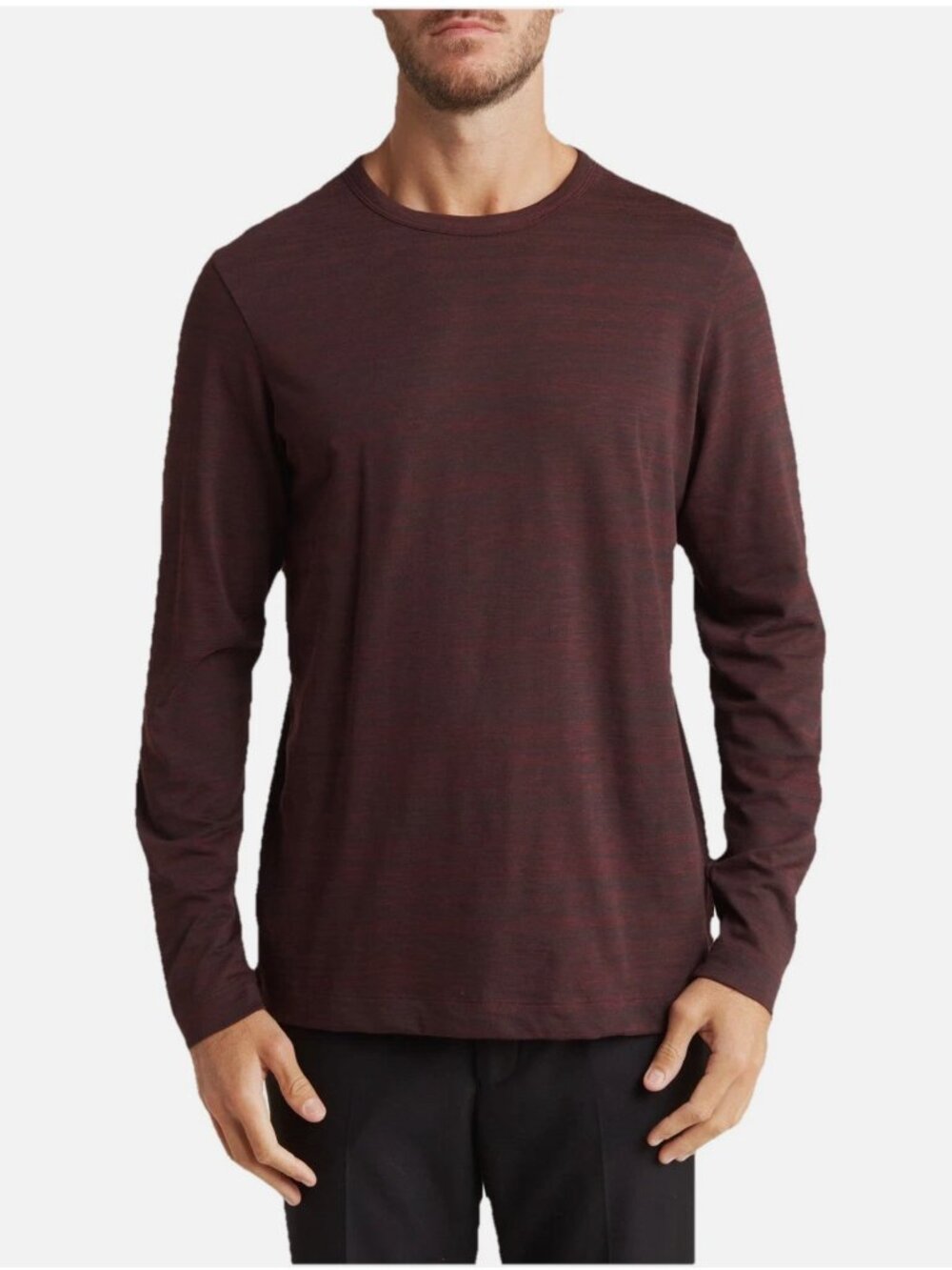 Theory Men's Gaskell Long Sleeve T-Shirt Men's Size XL